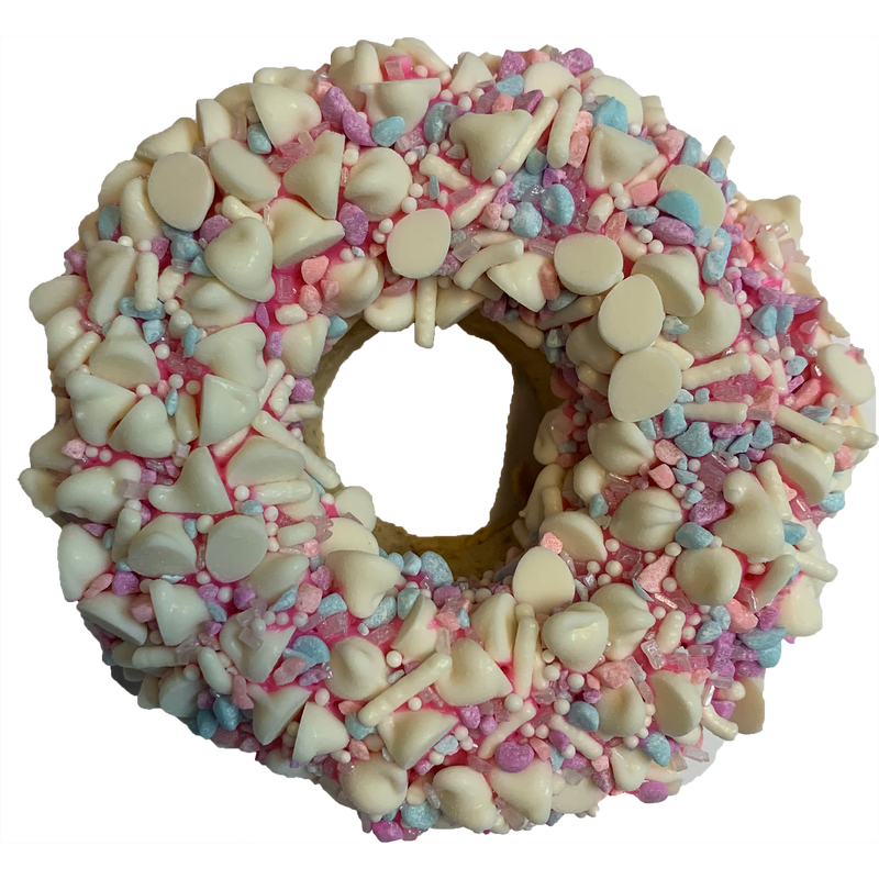 Gourmet Donut, Cotton Candy Donut Dog Treat