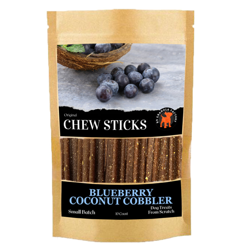 Chew Sticks Blueberry Coconut Cobbler 10ct