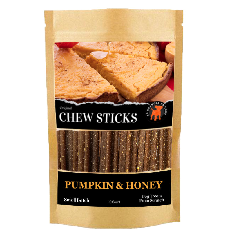 Chew Sticks Pumpkin & Honey 10ct