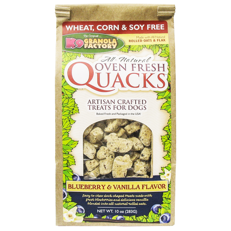 Quacks, Blueberry and Vanilla Dog Treats