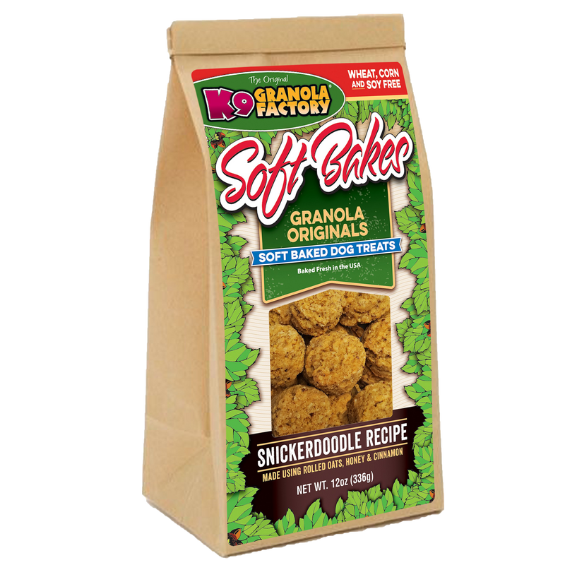 Soft Bakes, Snickerdoodle Recipe Dog Treats – K9 Granola Factory Soft Bakes, Snickerdoodle Recipe Dog Treats – K9 Granola Factory