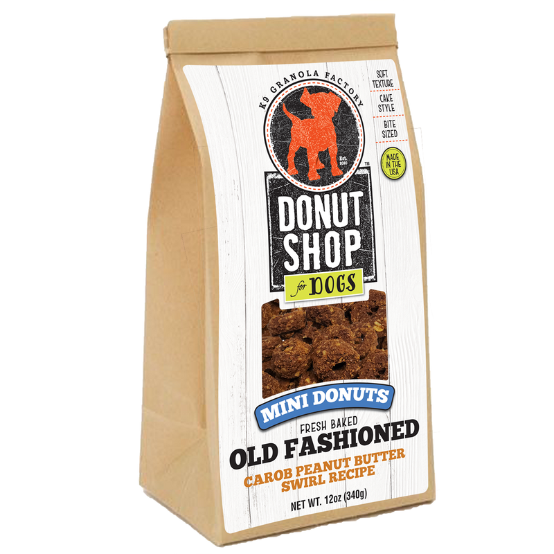 Old Fashioned Mini Donuts, Carob Peanut Butter Swirl Recipe Dog Treats