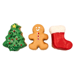Seasonal Winter Dog Treat, Christmas Cheer 3 pk