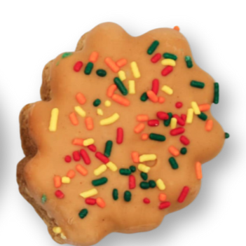 Seasonal Fall Dog Treat, Leaves & Pumpkins, 3 pk