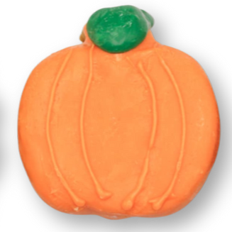 Seasonal Fall Dog Treat, Leaves & Pumpkins, 3 pk