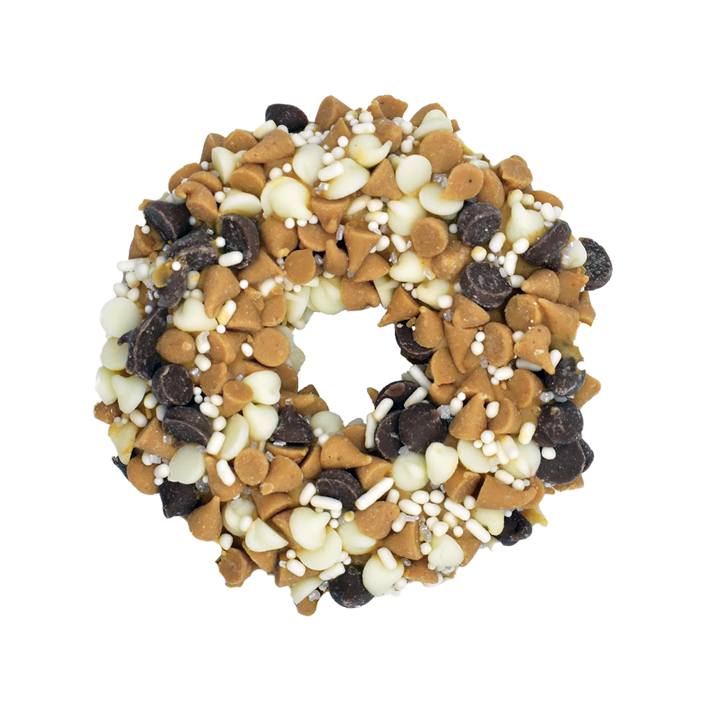 Gourmet Donut, Peanut Butter Cup Blizzard Donut Dog Treat – K9