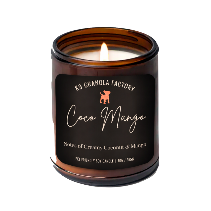 Candela Profumata Alla Lavanda 9 Oz | Eliminatore Di Odori Per Animali Domestici, Candela Sicura Per Cani E Gatti, Lunga Durata, Senza Sostanze Chimiche Nocive