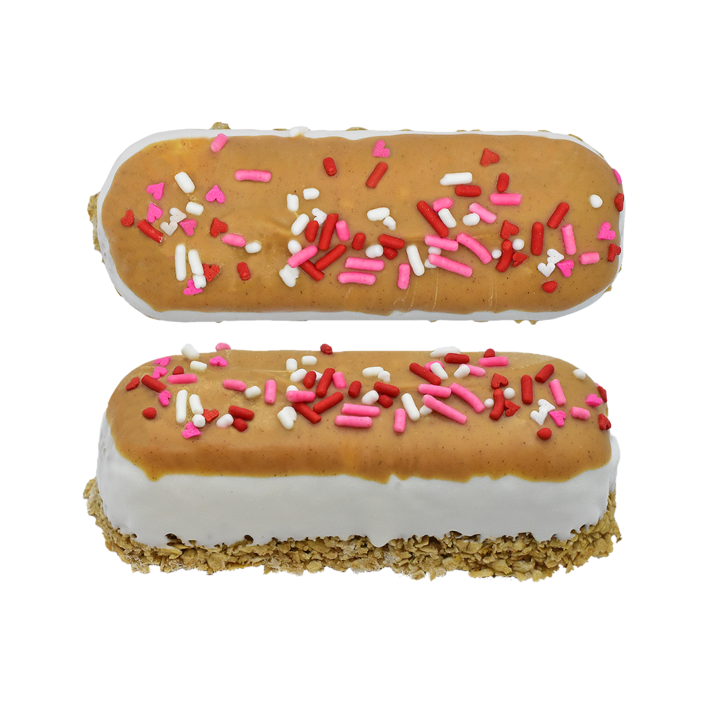 Long Johns, Peanut Butter & Sprinkles Dog Treats – K9 Granola Factory