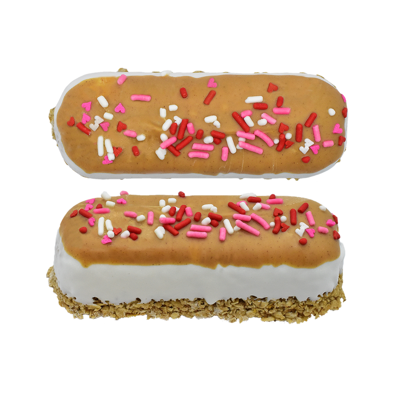 Long Johns, Peanut Butter & Sprinkles Dog Treats
