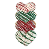 3" Jumbo Heart Shaped Gourmet Cookie,  Christmas