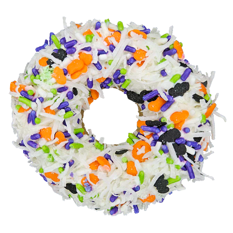 Gourmet Donut, Coconut Scream Donut Dog Treat