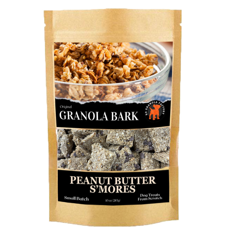 Granola BARK Peanut Butter S'mores 10oz NEW ITEM! K9 Granola Factory