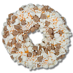 Gourmet Donut, Spiced Pumpkin Latte Donut Dog Treat