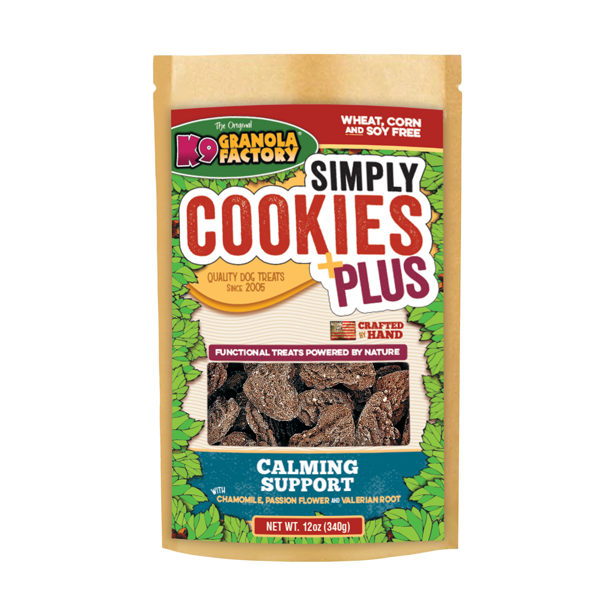 Simply Cookies +PLUS Functional Calming 12oz – K9 Granola Factory Simply Cookies +PLUS Functional Calming 12oz – K9 Granola Factory