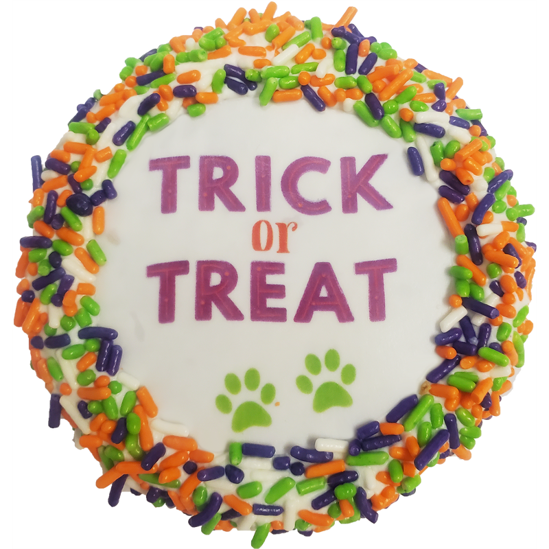 Classic Granola Halloween Trick or Treat CAKE for dogs