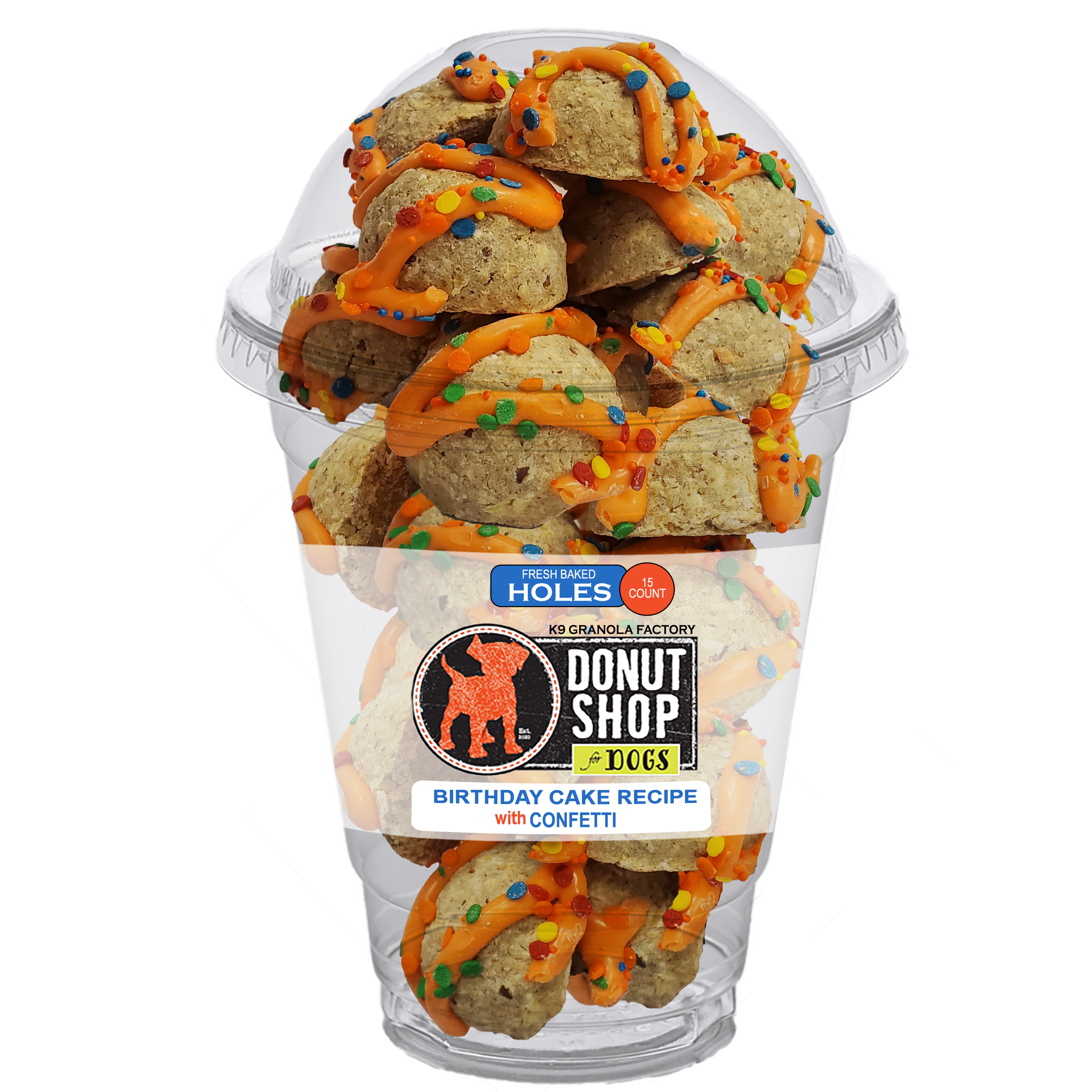 Donut Holes Birthday Cake Recipe Dog Treats 15 ct