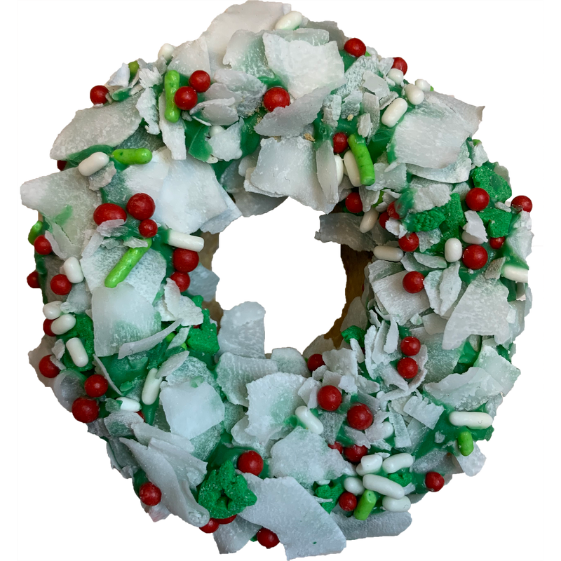 Gourmet Donut, Christmas Collection Holly Jolly Donut Dog Treat