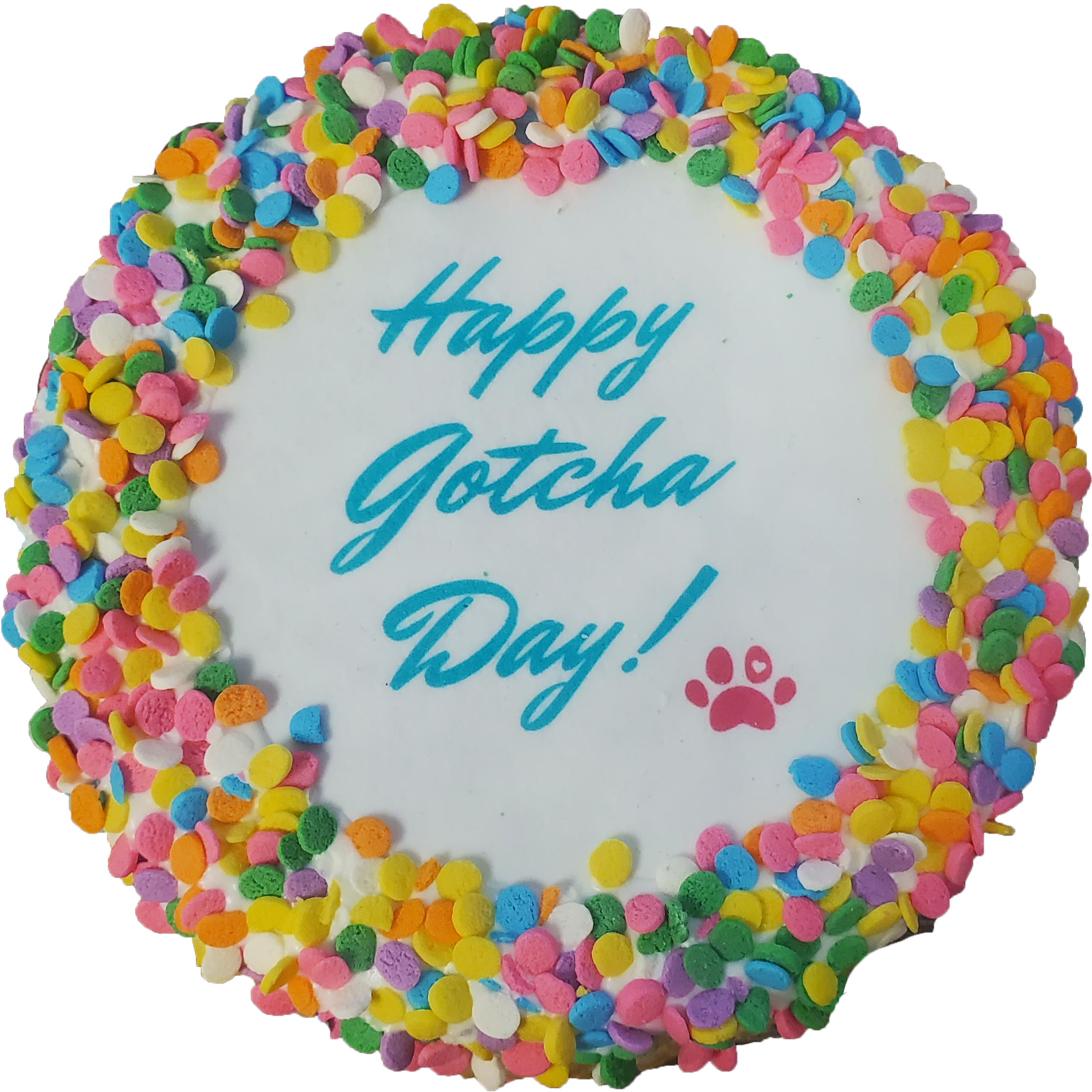Dog gotcha day clearance cake