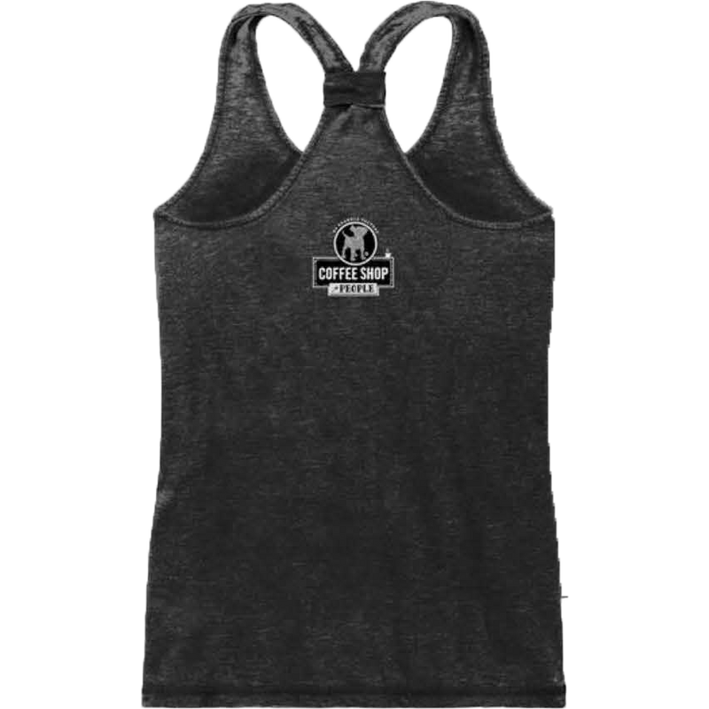 Gear Shop, Life's Essential Collection, Burnout Racerback Tank Women's, Heather Black