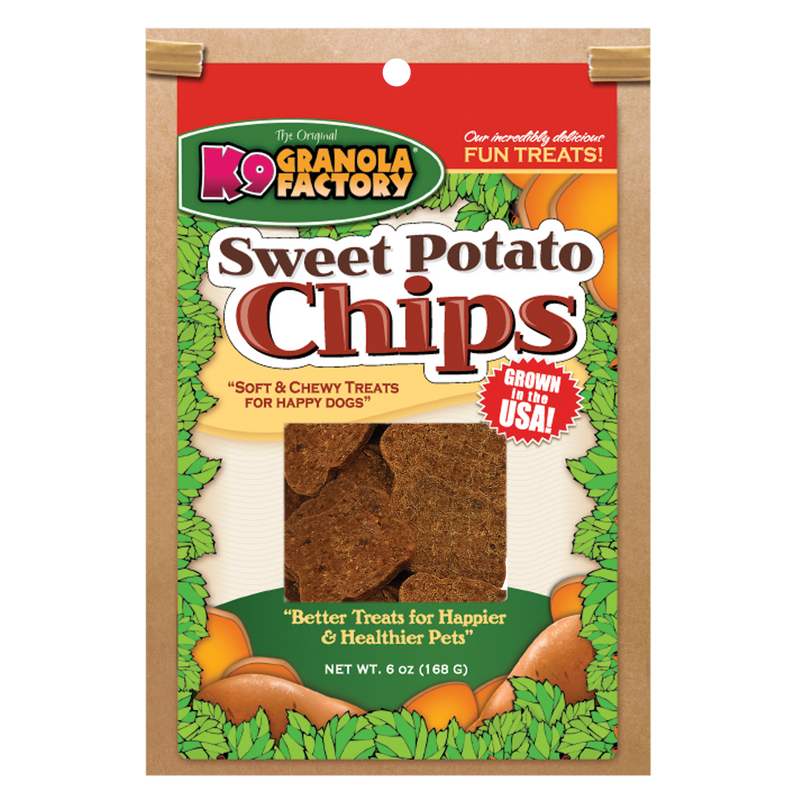 Chip Collection, Sweet Potato Chips Dog Treats, 6oz