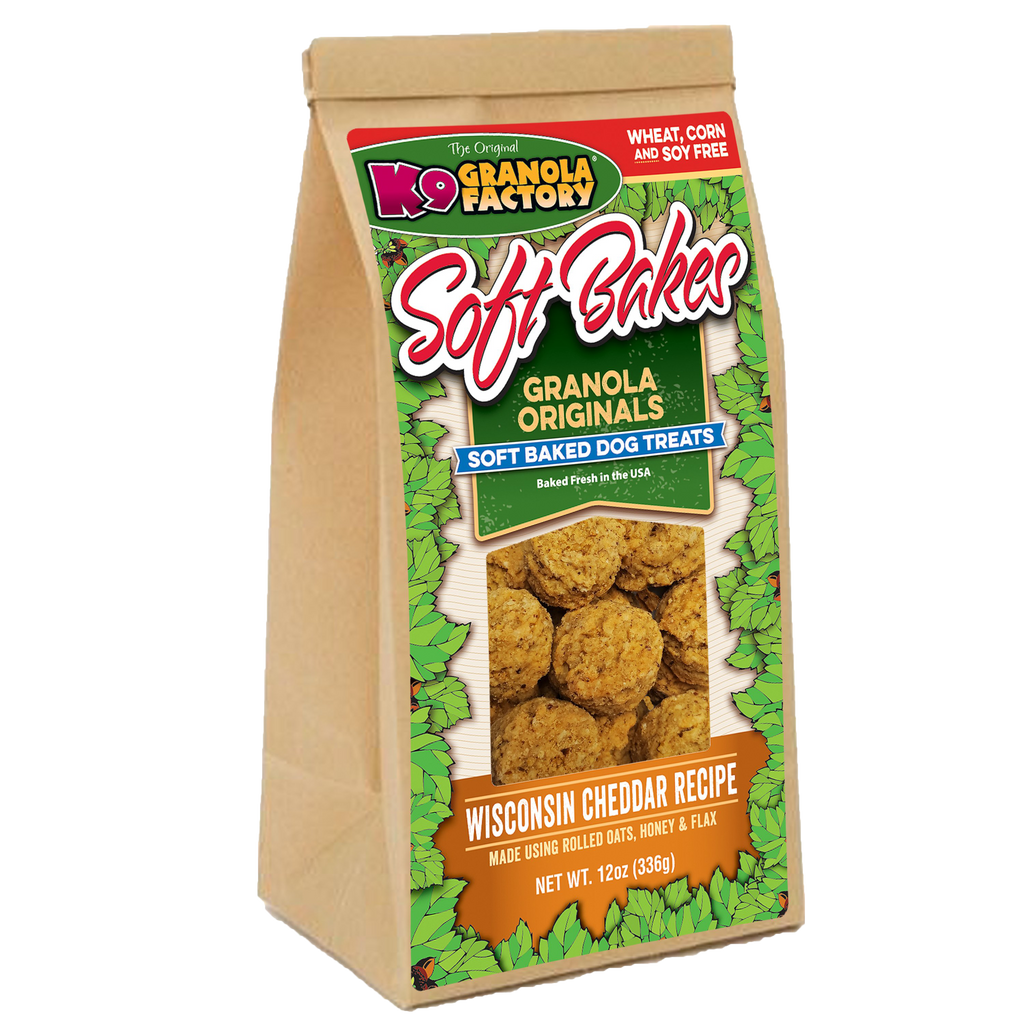 Soft Bakes, Wisconsin Cheddar Recipe Dog Treats – K9 Granola Factory