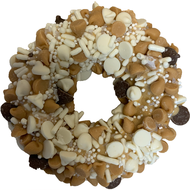 Gourmet Donut, Peanut Butter Cup Blizzard Donut Dog Treat
